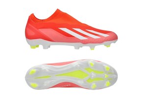 adidas X Crazyfast Citrus Energy LL Laceless League FG - Solar Red/White/Solar Yellow