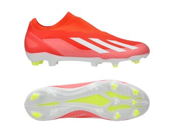 adidas X Crazyfast Citrus Energy LL Laceless League FG - Solar Red/White/Solar Yellow