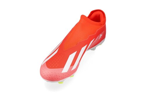 adidas X Crazyfast Citrus Energy LL Laceless League FG - Solar Red/White/Solar Yellow