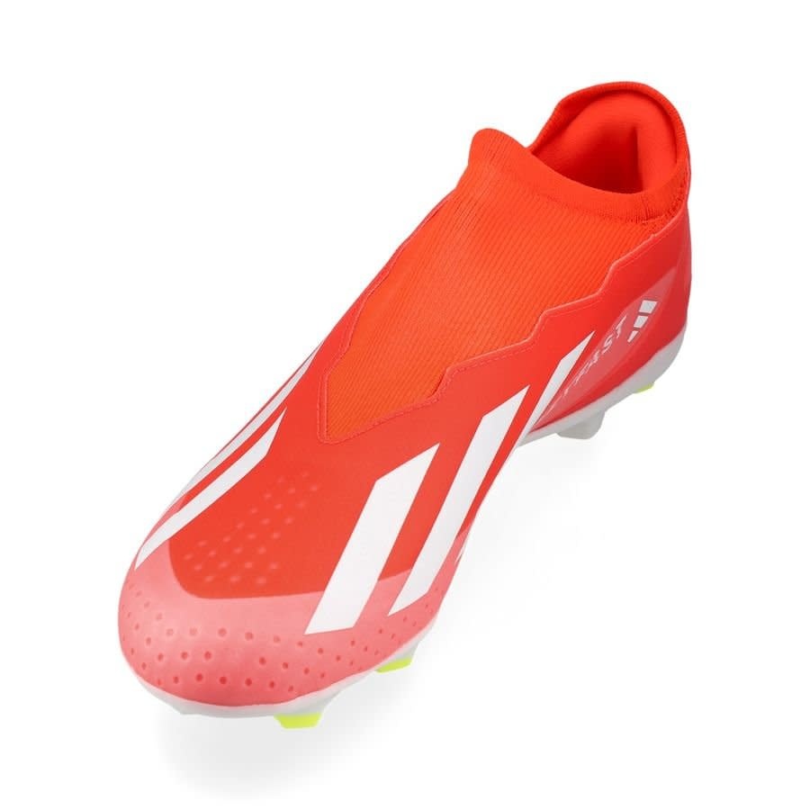 adidas X Crazyfast Citrus Energy LL Laceless League FG - Solar Red/White/Solar Yellow