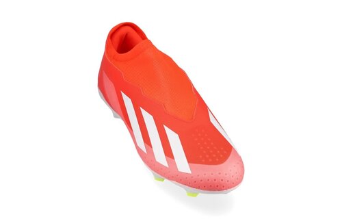 adidas X Crazyfast Citrus Energy LL Laceless League FG - Solar Red/White/Solar Yellow