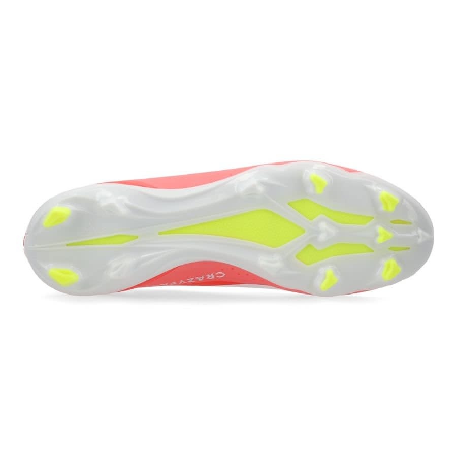 adidas X Crazyfast Citrus Energy LL Laceless League FG - Solar Red/White/Solar Yellow