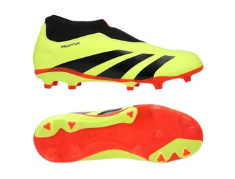adidas Predator 24 League  LL Laceless FG Citrus Energy Pack -Solar Yellow/Core Black/Solar Red