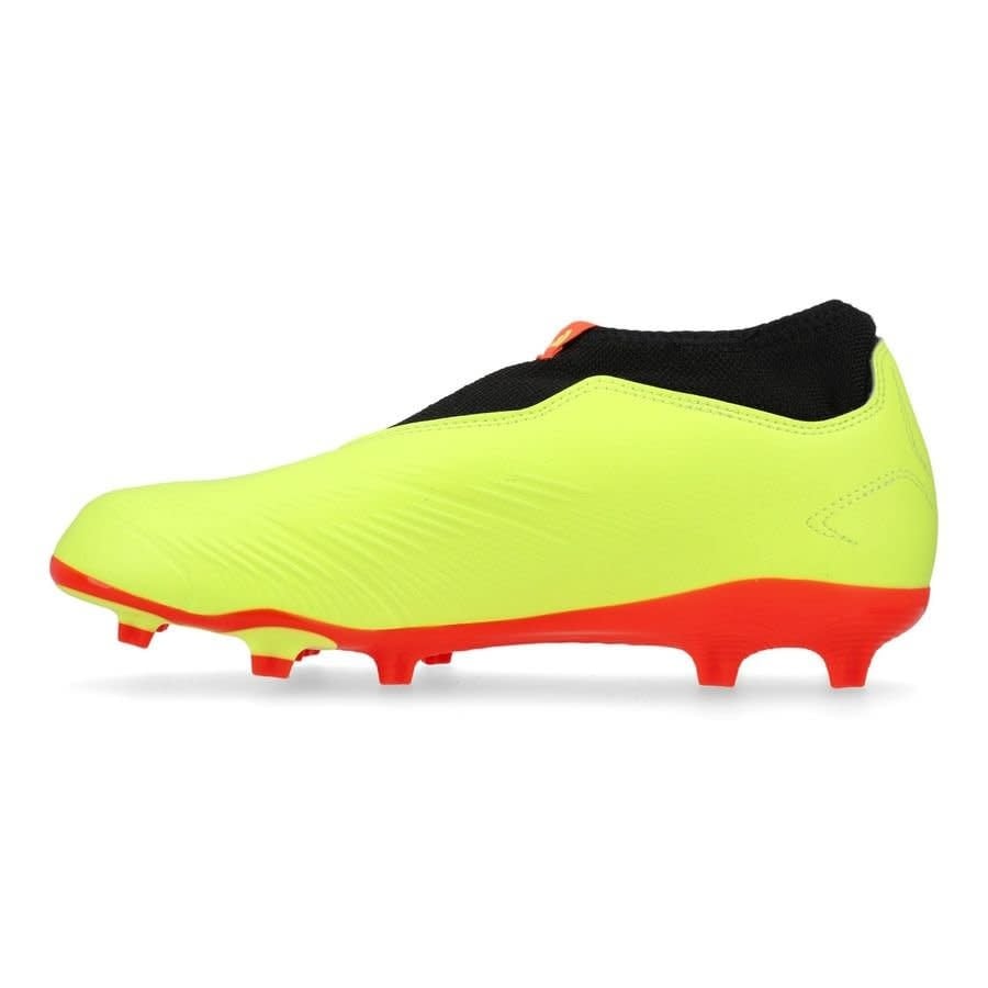 adidas Predator 24 League  LL Laceless FG Citrus Energy Pack -Solar Yellow/Core Black/Solar Red