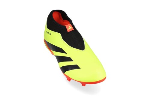 adidas Predator 24 League  LL Laceless FG Citrus Energy Pack -Solar Yellow/Core Black/Solar Red