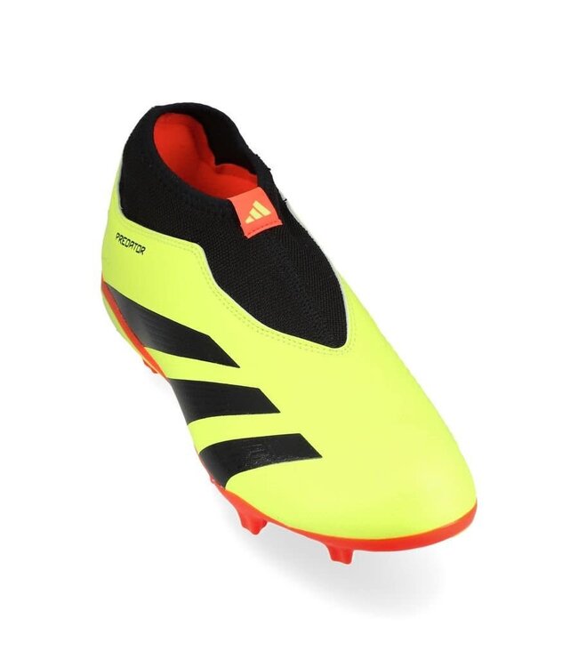 adidas adidas Predator 24 League  LL Laceless FG Citrus Energy Pack -Solar Yellow/Core Black/Solar Red