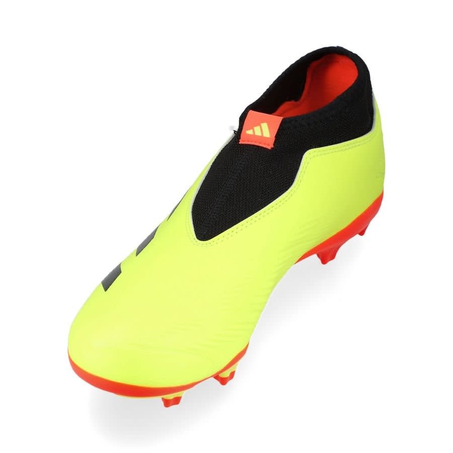 adidas Predator 24 League  LL Laceless FG Citrus Energy Pack -Solar Yellow/Core Black/Solar Red