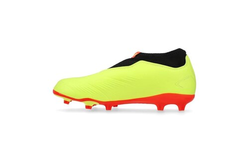 adidas Jr Predator 24 League  LL Laceless FG Citrus Energy Pack -Solar Yellow/Core Black/Solar Red