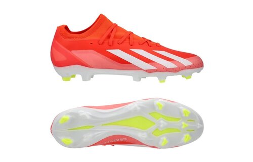 adidas X Crazyfast Citrus Energy League FG - Solar Red/White/Solar Yellow