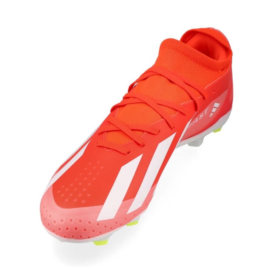 adidas X Crazyfast Citrus Energy League FG - Solar Red/White/Solar Yellow