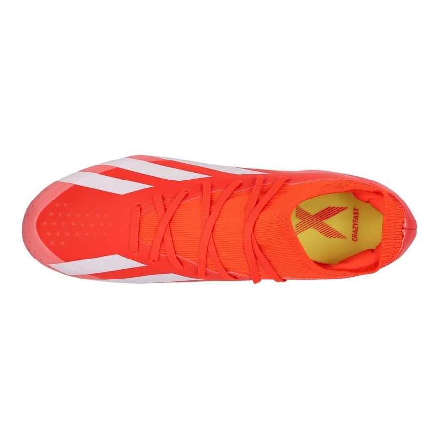 adidas X Crazyfast Citrus Energy League FG - Solar Red/White/Solar Yellow