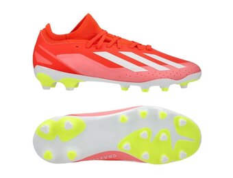 adidasJr X Crazyfast Citrus Energy League FG - Solar Red/White/Solar Yellow