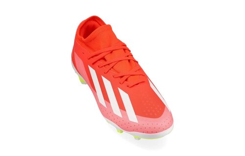 adidasJr X Crazyfast Citrus Energy League FG - Solar Red/White/Solar Yellow