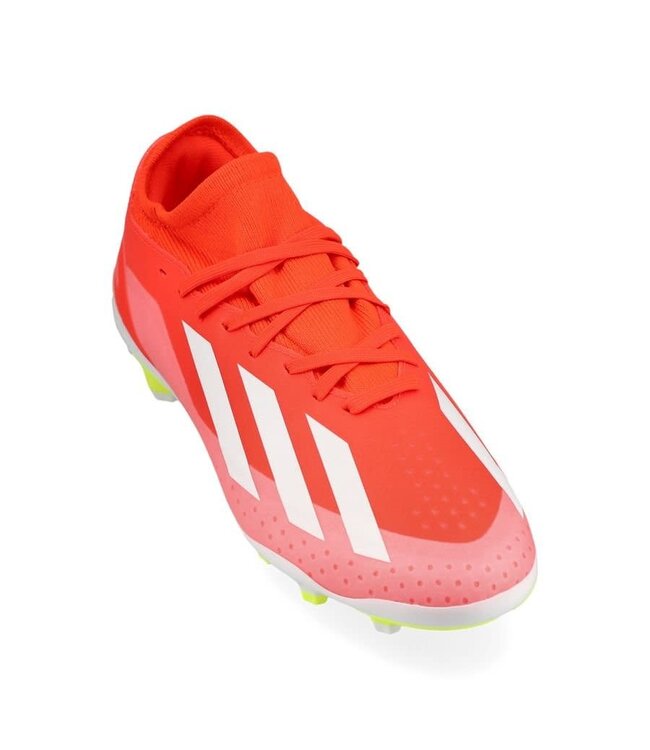 adidas adidasJr X Crazyfast Citrus Energy League FG - Solar Red/White/Solar Yellow
