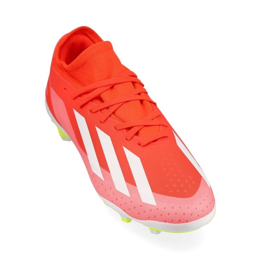 adidasJr X Crazyfast Citrus Energy League FG - Solar Red/White/Solar Yellow