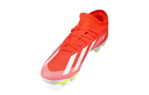 adidasJr X Crazyfast Citrus Energy League FG - Solar Red/White/Solar Yellow