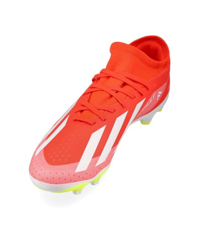 adidas adidasJr X Crazyfast Citrus Energy League FG - Solar Red/White/Solar Yellow