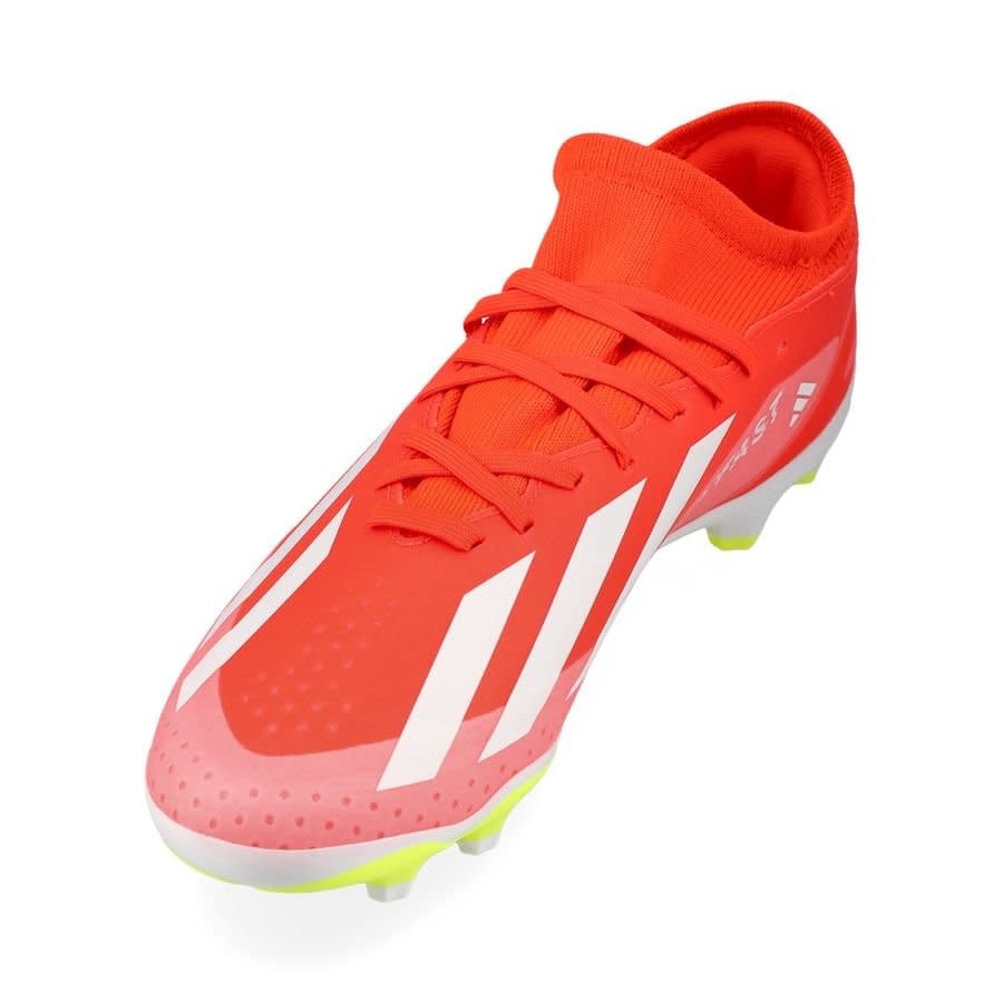 adidasJr X Crazyfast Citrus Energy League FG - Solar Red/White/Solar Yellow