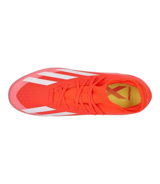 adidas adidasJr X Crazyfast Citrus Energy League FG - Solar Red/White/Solar Yellow