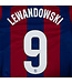 Uni-Sport Lewandowski# 9 Barcelona 2023 / 24 Home Nameset - KIDS (YOUTH)
