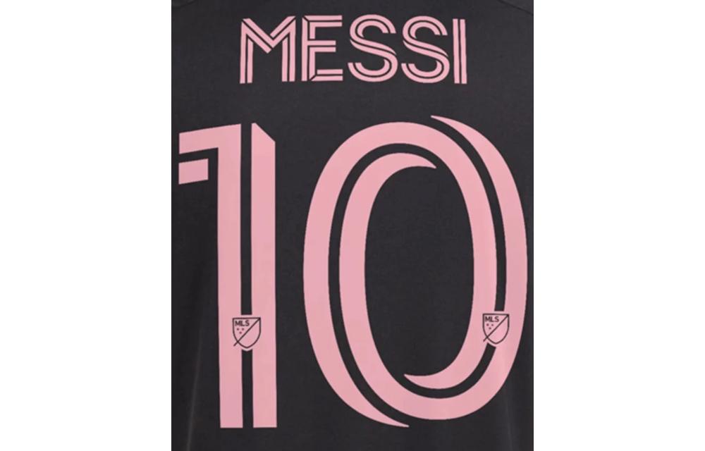 Messi #10 Inter Miami MLS Away Nameset - Pink - KIDS