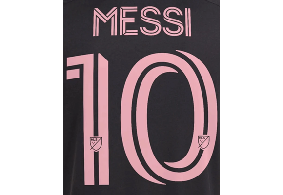 Messi #10 Inter Miami MLS Away  Nameset - Pink - KIDS
