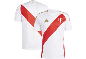 adidas Peru Copa America 2024 Home Soccer Jersey- White/Red