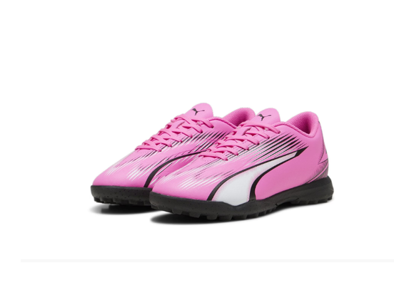 Puma Jr Ultra Play TT Turf - Poison Pink/White/Black