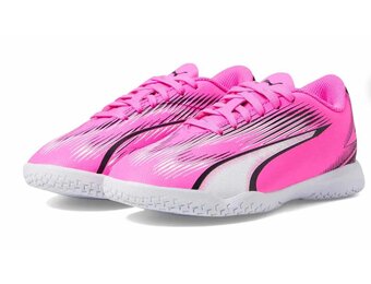Puma Jr Ultra Play IT Indoor - Poison Pink/White/Black