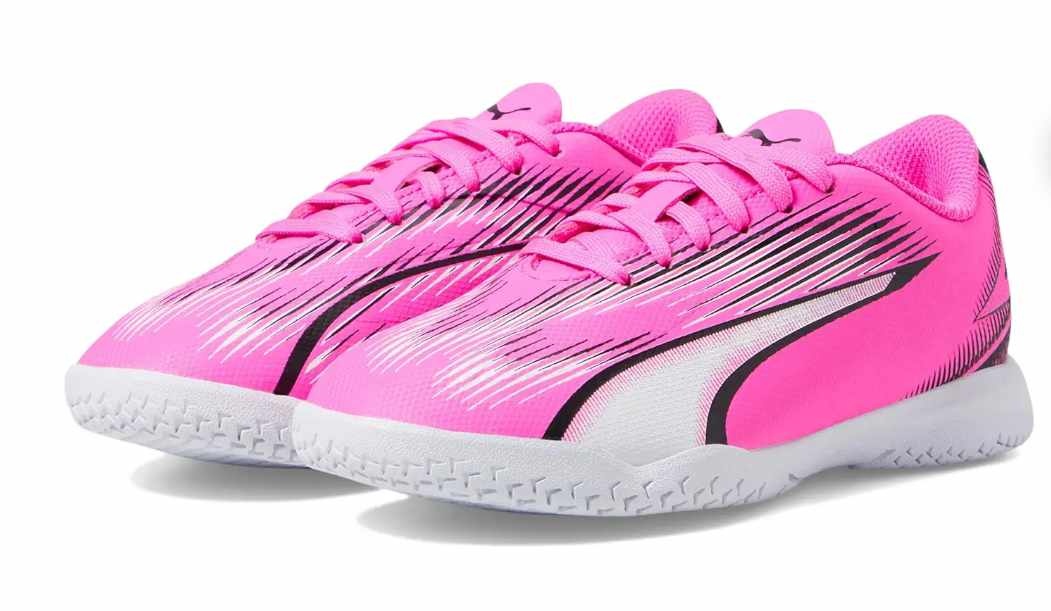 Puma Jr Ultra Play IT Indoor - Poison Pink/White/Black
