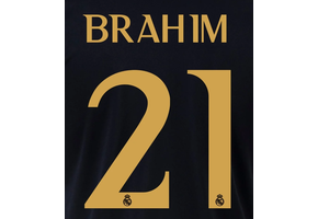 Brahim Diaz # 21 Real Madrid 23/24 Away / Third Nameset
