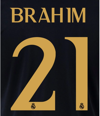 Uni-Sport Brahim Diaz  # 21 Real Madrid 23/24 Away / Third Nameset