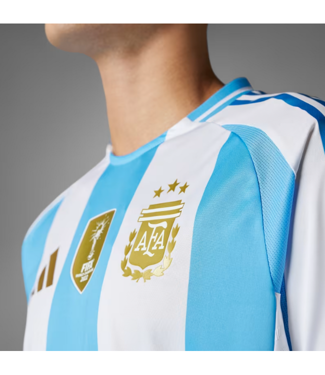 adidas adidas Argentina Copa America 2024 Authentic Home Jersey - White/Blue Burst