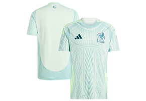 adidas Mexico FMF Copa America 2024 Away Jersey - Linen Green