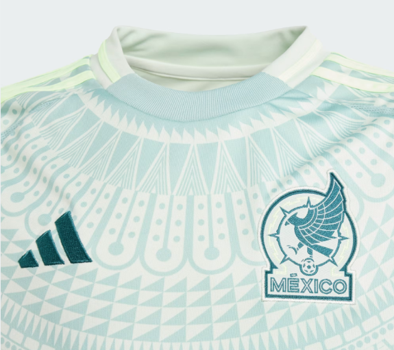 adidas Mexico FMF Copa America 2024 Away Jersey - Linen Green
