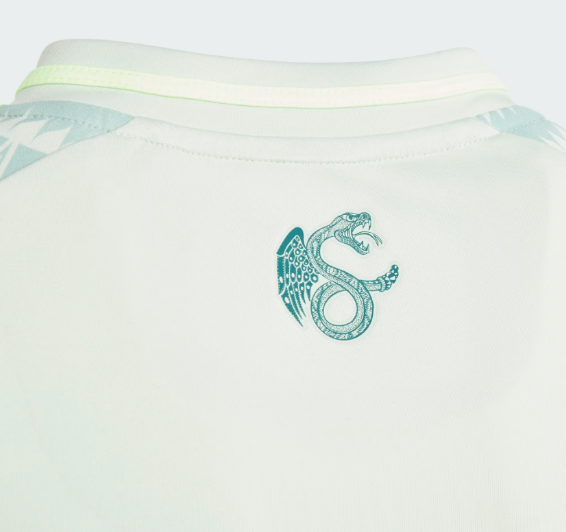 adidas Mexico FMF Copa America 2024 Away Jersey - Linen Green