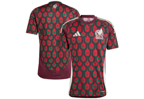 adidas Mexico FMF Copa America 2024 Home Jersey - Burgundy/Multi