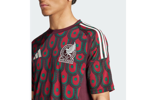 adidas Mexico FMF Copa America 2024 Home Jersey - Burgundy/Multi