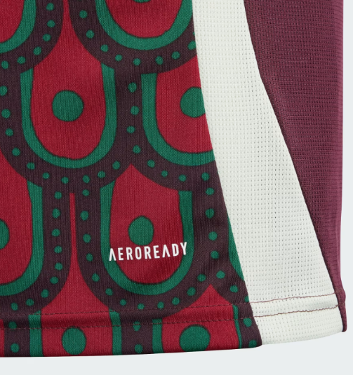 adidas Mexico FMF Copa America 2024 Home Jersey - Burgundy/Multi