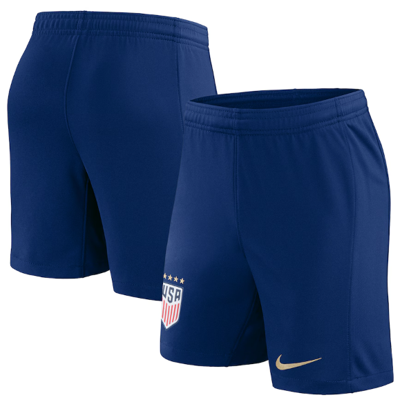 Nike Womens USA United States USWNT 2023-24 Home Shorts - Loyal Blue