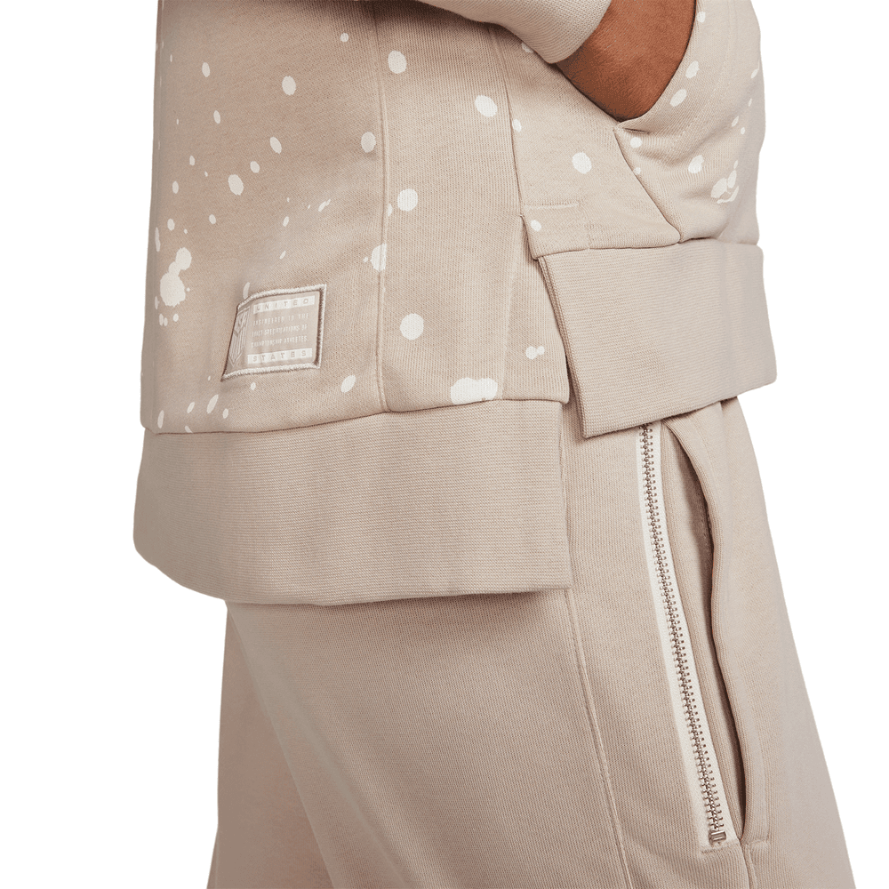 Nike USA United States Womens USWNT 2024 Standard Issue Pullover Hoodie- Fossil