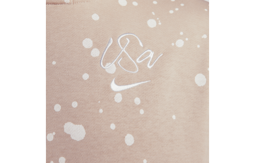 Nike USA United States Womens USWNT 2024 Standard Issue Pullover Hoodie- Fossil