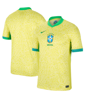 Nike Nike Brazil Copa America 2024 - 25 Home Jersey - Dynamic Yellow/Lemon Chiffon/Green Spark