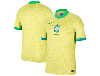 Nike Brazil Copa America 2024 - 25 Home Jersey - Dynamic Yellow/Lemon Chiffon/Green Spark