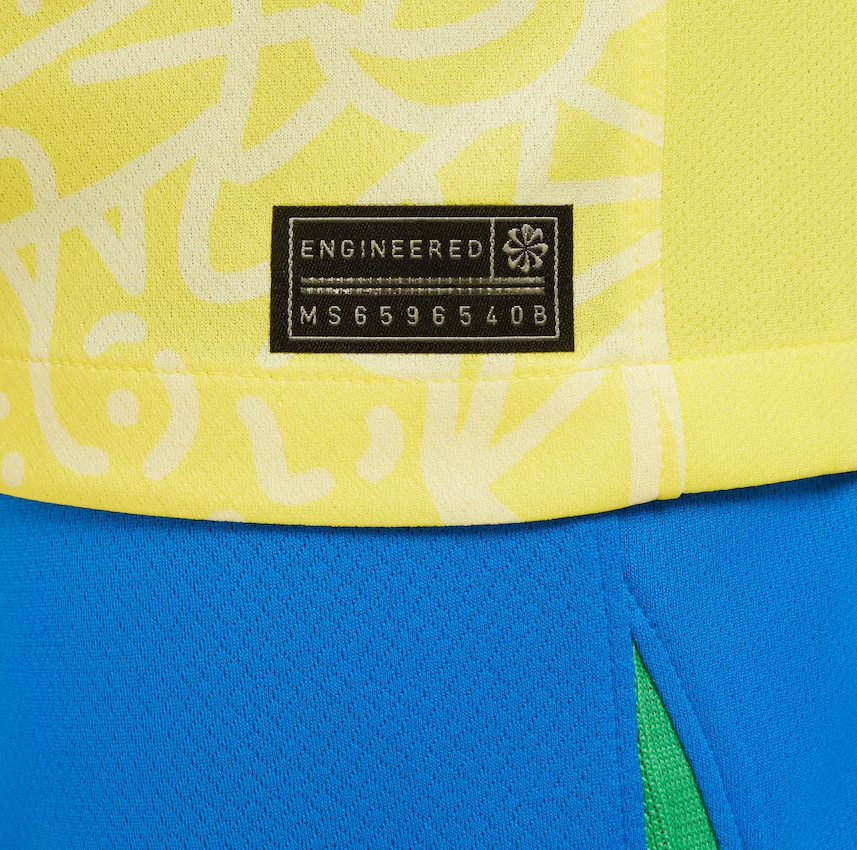 Nike Brazil Copa America 2024 - 25 Home Jersey - Dynamic Yellow/Lemon Chiffon/Green Spark