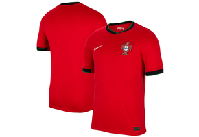 Nike Portugal Euro 2024 Home Jersey - University Red/Pine Green/Pitch Blue/Sail