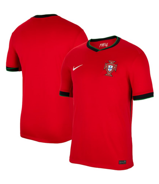 Nike Nike Portugal Euro 2024 Home Jersey - University Red/Pine Green/Pitch Blue/Sail