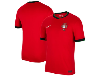 Nike Portugal Euro 2024 Home Jersey - University Red/Pine Green/Pitch Blue/Sail