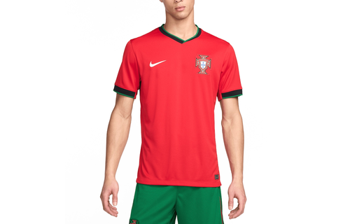 Nike Portugal Euro 2024 Home Jersey - University Red/Pine Green/Pitch Blue/Sail