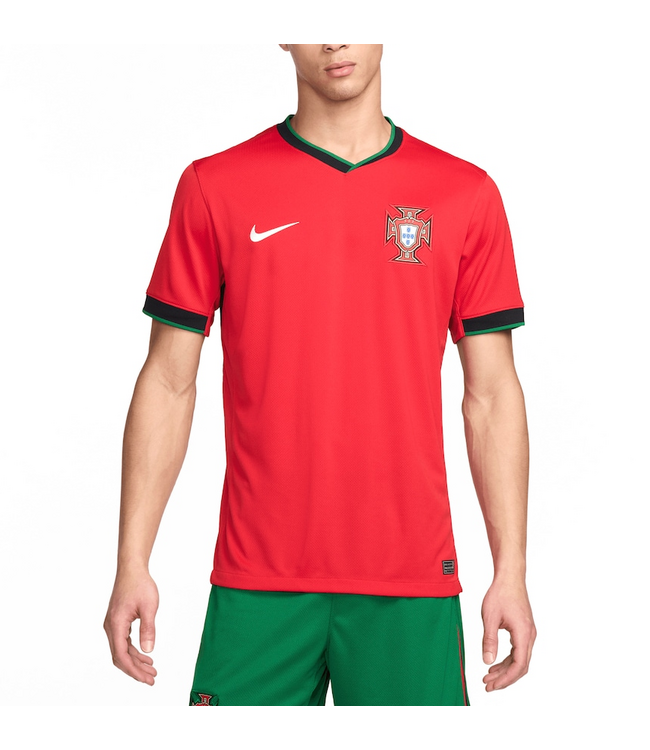 Nike Nike Portugal Euro 2024 Home Jersey - University Red/Pine Green/Pitch Blue/Sail